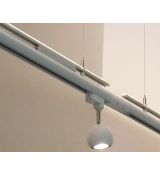 Třífázová nosná lišta pro LED reflektory s nepřímým LED osvětlením stropu. INDIR-3F