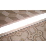 Vodotěsný LED osvětlovací profil 25x9mm do obkladu sprch,  koupelen,  hloubka 7 mm, šířka 25 mm
